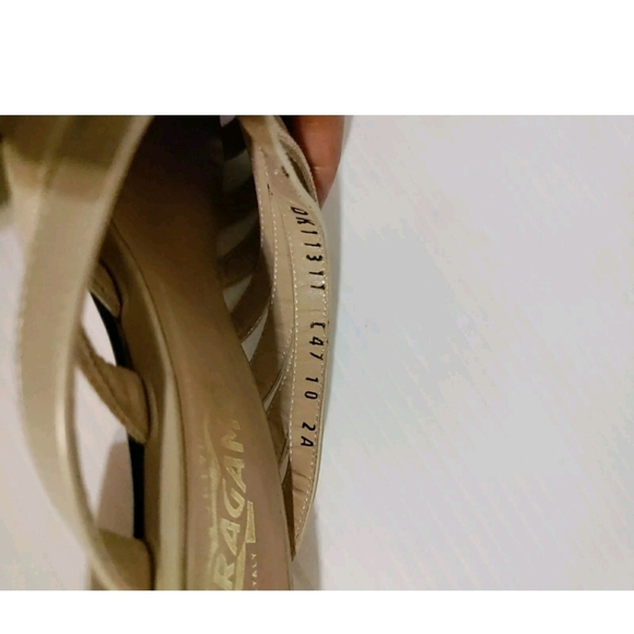 Salvatore Ferragamo Women's metallic Heeled Sandals - Picture 7 of 8